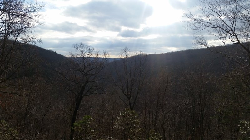 Looking into Valley Creek Valley