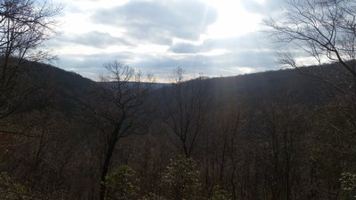 Looking into Valley Creek Valley