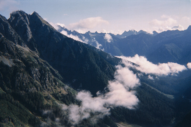 Looking north from the Winchester Mountain Lookout.