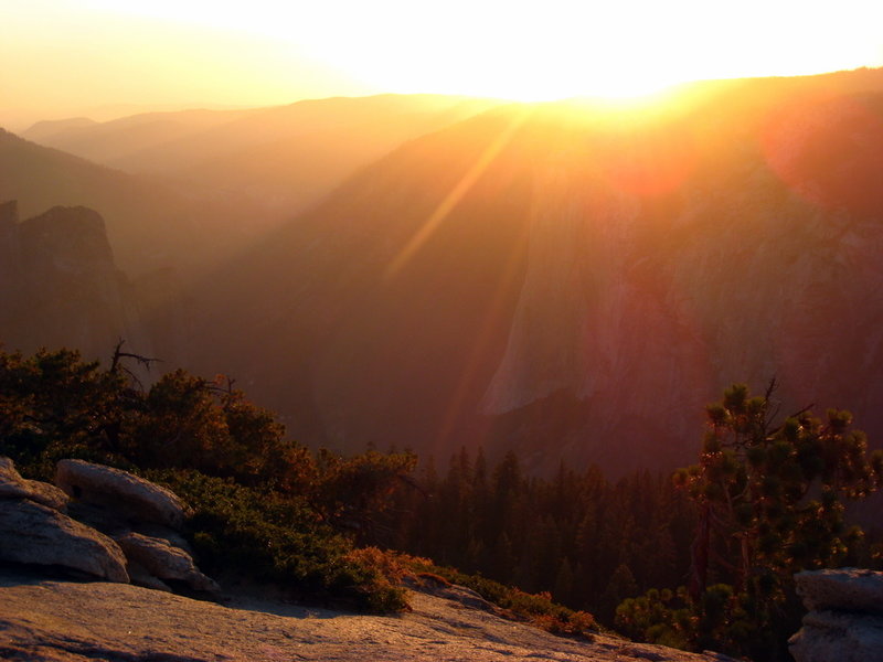 Sunset on Sentinel Dome