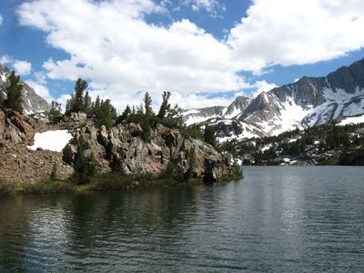 Rocky shores of Long Lake.
