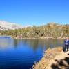 Trail through side of Long Lake.