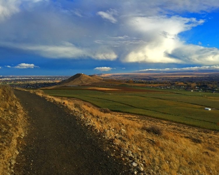 Langdon Trail - view toward Little Badger