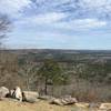 Great expansive view to the south at Dowdell Knob Loop.