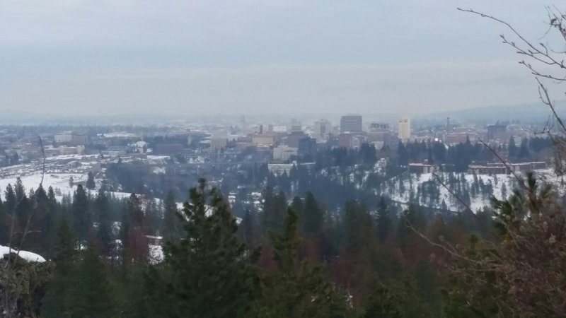 Winter in downtown Spokane