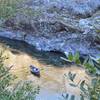 Driftboaters fishing for fall salmon in Mule Creek Canyon