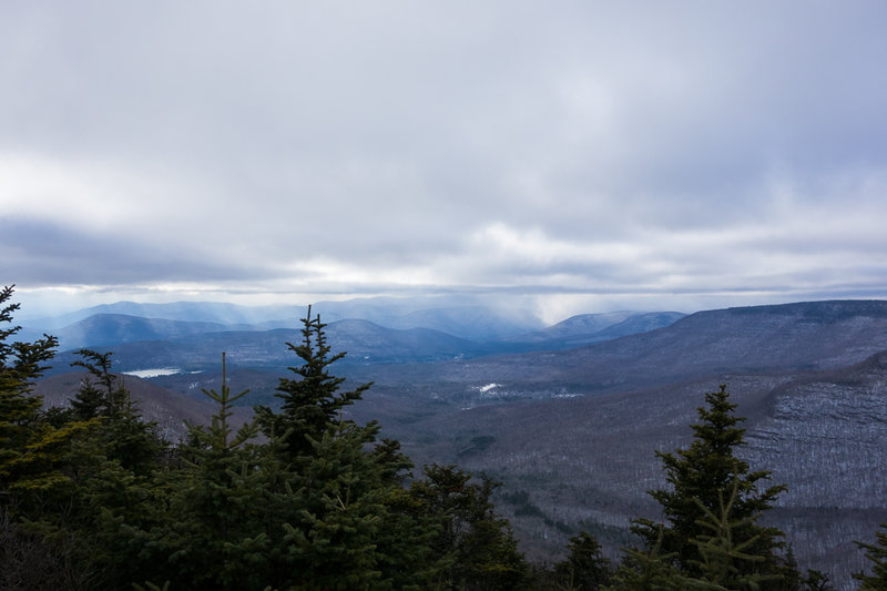 There are sweeping views from Twin Mtn.