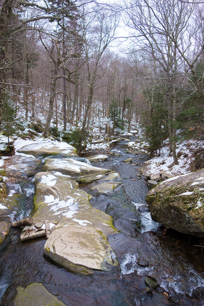 Diamond Notch Falls provides a beautiful stopping point on the Devil's Path.