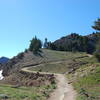 The Garfield Peak Trail ascends through some spectacular country.