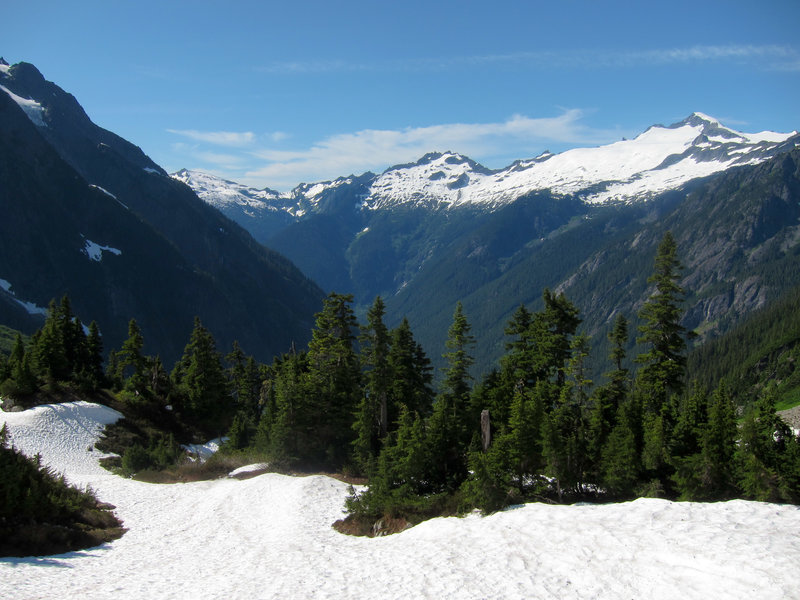 View from the Cascade Pass Trail.