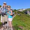 Bob and Rudi on Cascade Pass Trail.