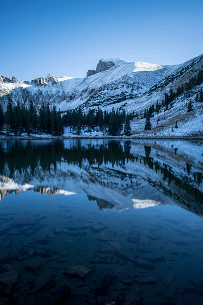 View on Wheeler's Peak over Stella Lake.