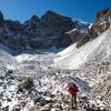 View of the Rock Glacier and Wheeler Peak.