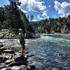 Bent rod at the Hellroaring/Yellowstone confluence. Very dangerous- do not wade!