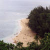 Ke'e Beach from the Kalalau Trail.