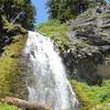 Plaikni Falls, as seen from up close to the falls.