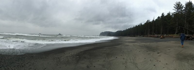 Panoramic view of the Hole in the Wall Trail.