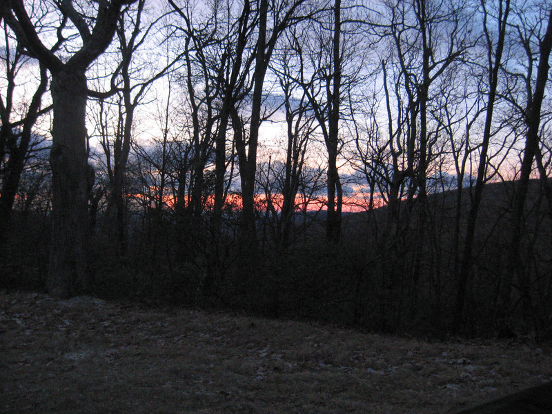 Along Skyline Drive.