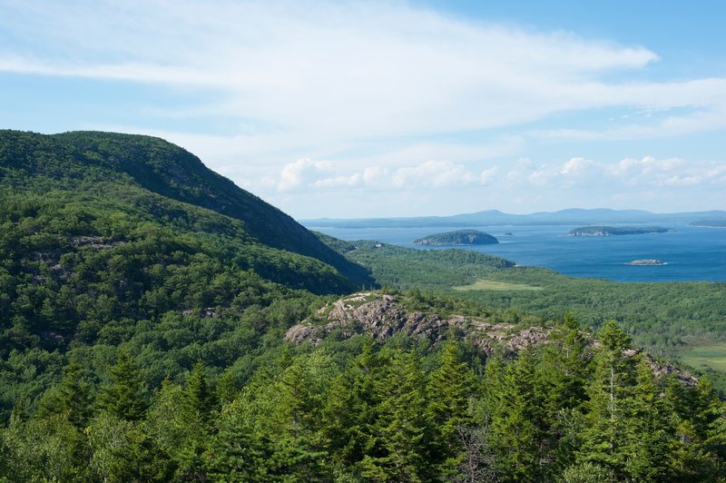 A view from the summit of the Beehive.