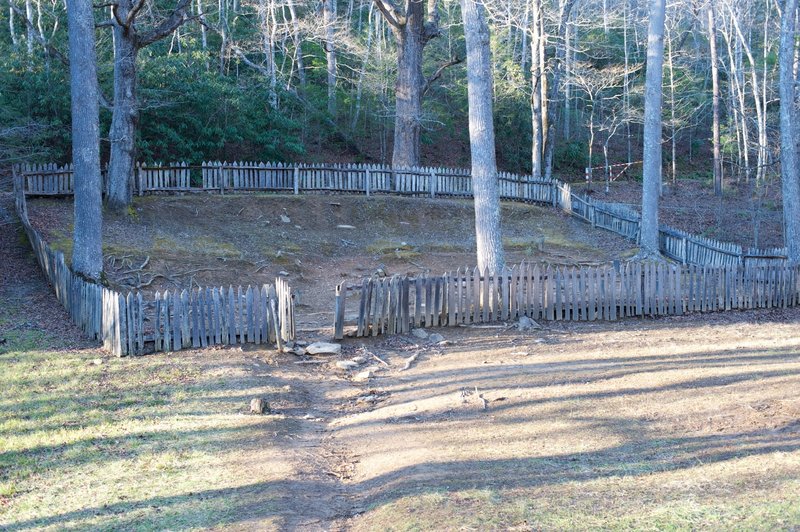 Cemetery next to the Little Greenbrier School.