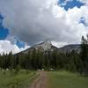 Trail leading back to Cathedral Peak.