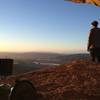 Sunrise breakfast on the summit.