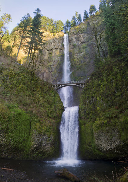 Multnomah Falls - 620ft of raw water power...