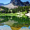 Sundial peak from the shores of Blanche Lake - stunning...