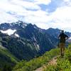 Terrific views of White Mountain on the hike up to the Anderson Glacier moraine.