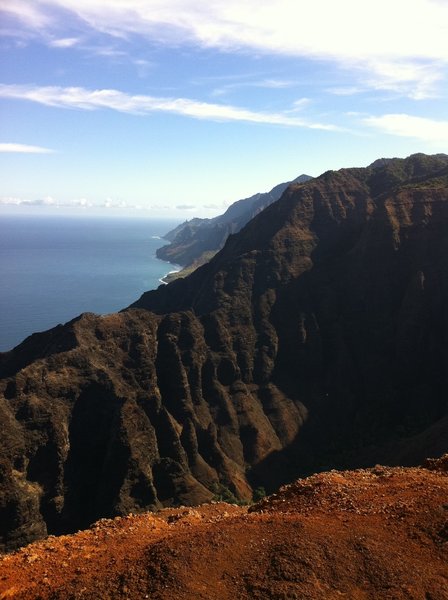 Na Pali from near Lolo Point