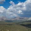 The view toward Tioga Pass from Lembert Dome.