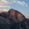 Half Dome at Sunset.