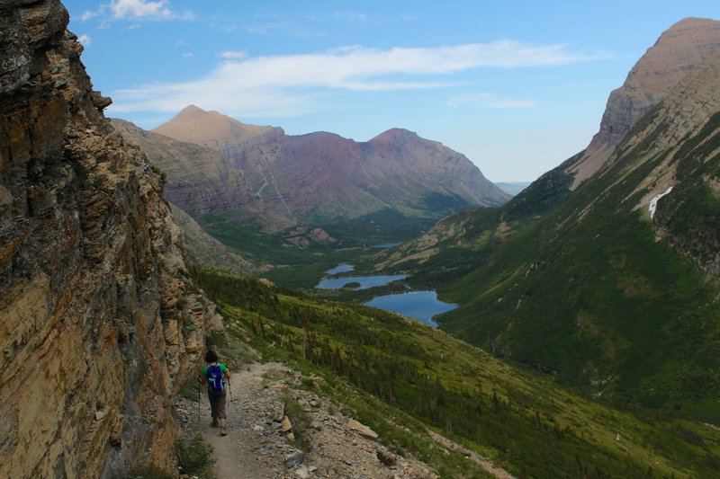 View towards Many Glacier.