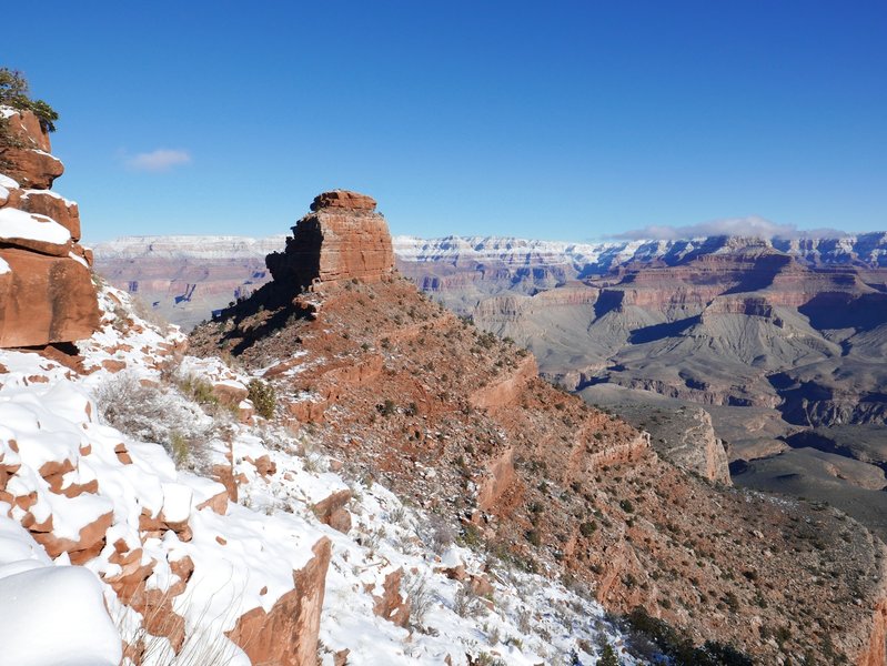 Hiking down South Kaibab (1/12/16).