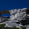 Granite Arch where the rock beneath the arch fell away.