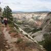 Hiking down off the West Rim.  May 2015