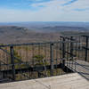 View from the observation tower on Moore's Know - Hanging Rock State Park.