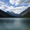 View from far end of Avalanche Lake.