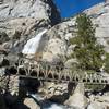 Another set of footbridges beneath Wapama Falls.