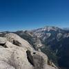 Basket Dome, Mount Watkins, Clouds Rest and Quarter Domes up Tenaya Canyon.