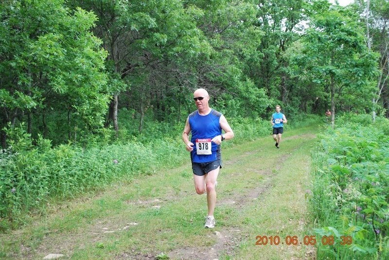 Tom O'Leary racing to a great finish.