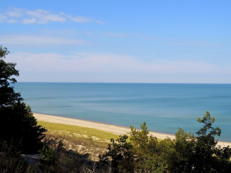 The views from the dune ridge are incredible!