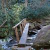 Footbridge crossing Road Prong, making the crossing considerably easier.