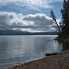 Heart Lake near a western shore campsite.