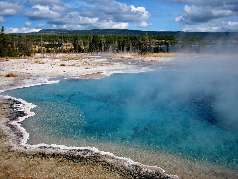 Columbia Spring in Heart Lake Geyser Basin.