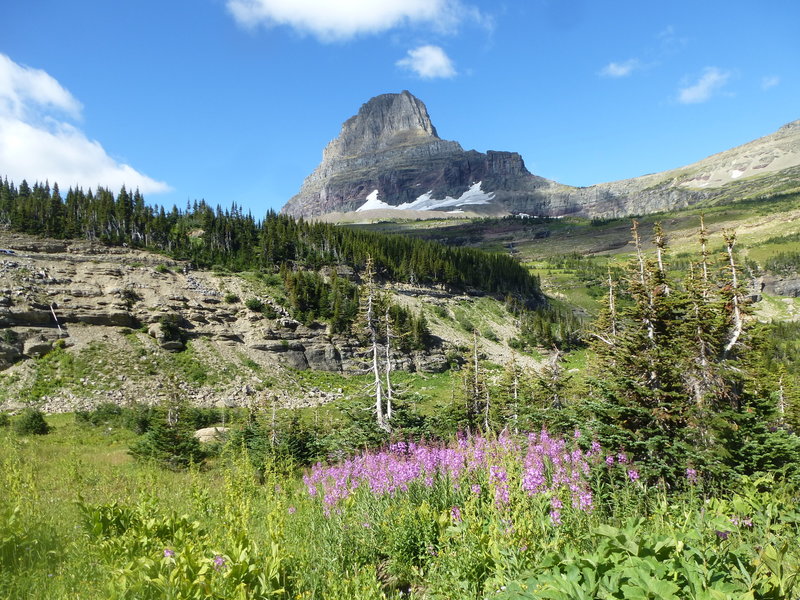 Mount Clements from the Highline Trail.