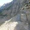 The beginning of the Highline Trail.