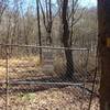 RCT runs along private property, including between houses. This section is less than a mile long, but the gates sit at the beginning and end of the property line.