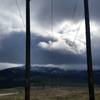 Mica Peak in the clouds