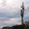 Medicine Pole at Captain Jacks Stronghold.